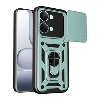 Poco X8 Pro Max Pars Lens Yüzüklü Silikon - Yeşil