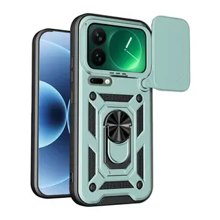 Mi 17 Pro Max Pars Lens Yüzüklü Silikon - Yeşil
