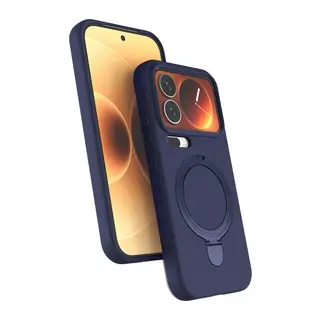 Mi 17 Pro Regal Magsafe Standlı Kapak - Lacivert