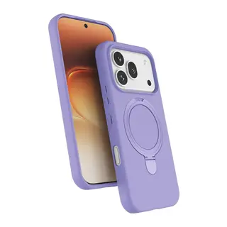 Huawei Honor 600 Pro Regal Magsafe Standlı Kapak - Lila