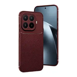 Mi 17T Pro Auto Focus Karbon Kapak - Bordo