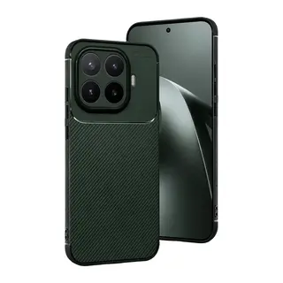 Mi 17T Pro Auto Focus Karbon Kapak - Koyu Yeşil