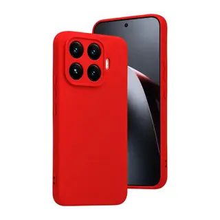Mi 17T Nano içi Kadife Silikon - Kırmızı