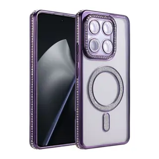 Mi 17T Joke Simli Magneticsafe Kılıf - Derin Mor