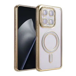 Mi 17T Pro Joke Simli Magneticsafe Kılıf - Gold
