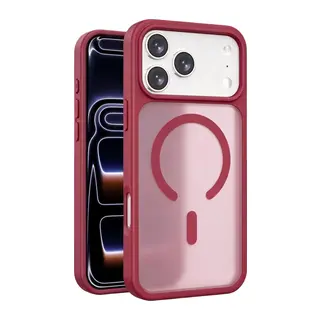 iPhone 18 Pro Max/17 Pro Max Jota Magsafe Kapak - Bordo