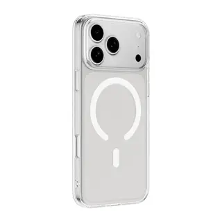iPhone 18 Pro Combo Sert Şeffaf Magsafe Kapak - Şeffaf