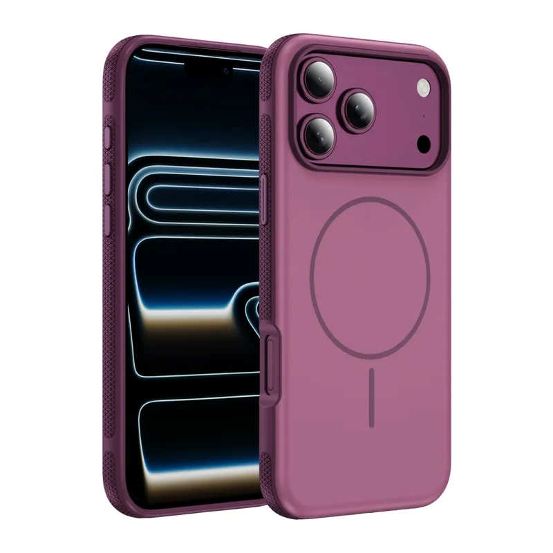 iPhone 18 Pro/17 Pro Neksa Magsafe Kapak - Bordo
