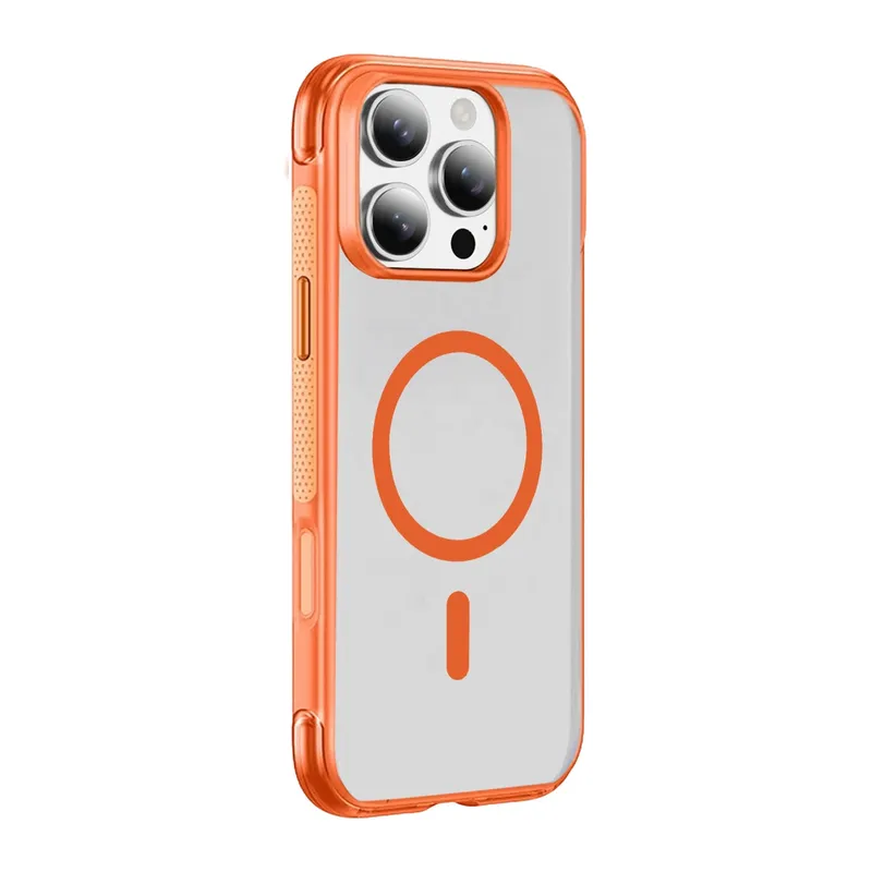 iPhone 16 Pro Max Airbag Life Magsafe Kapak - Turuncu