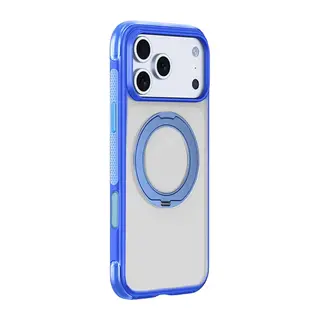 iPhone 18 Pro Max/17 Pro Max Airbag Ring Yüzüklü Magsafe Kapak - Mavi