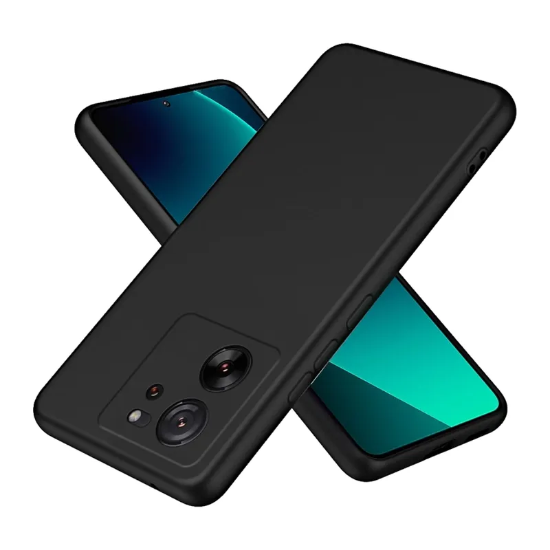 Mi 13T Pro Kılıf Nano içi Kadife Silikon - Siyah