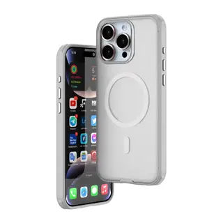 iPhone 16 Pro Max Mim Magsafe Kapak - Gri