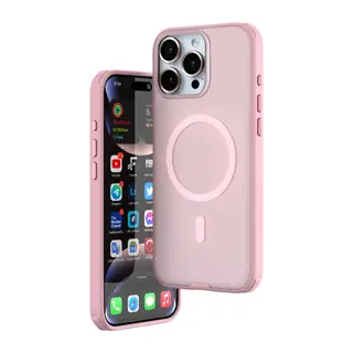 iPhone 16 Pro Max Mim Magsafe Kapak - Pembe