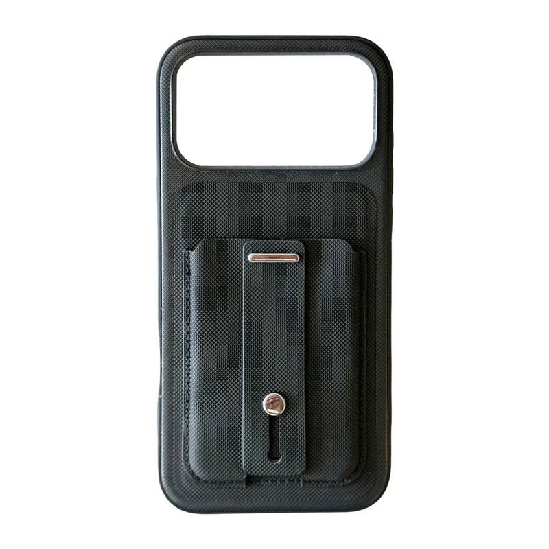 iPhone 18 Pro/17 Pro Latte Kartvizitli Kapak - Siyah
