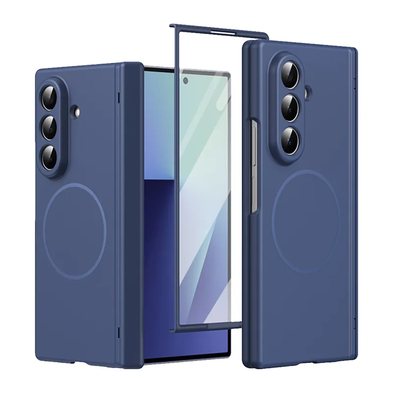 Samsung Galaxy Z Fold 8 Ultra FlipPro Magsafe Kapak - Mavi