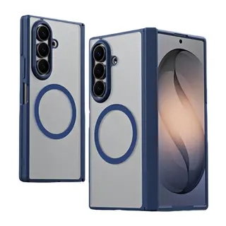 Samsung Galaxy Z Fold 7 Mode Magsafe Kapak - Mavi
