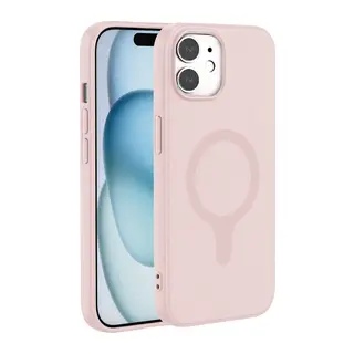 iPhone 12 Z Silikon Magsafe Kapak - Pembe