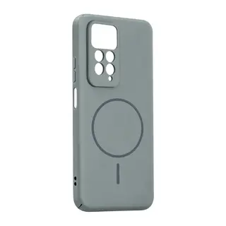 Redmi Note 11 Pro Mika PC Magsafe Kapak - Gri