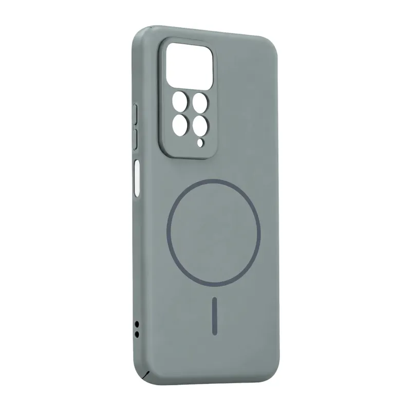 Redmi Note 11 Pro Mika PC Magsafe Kapak - Gri