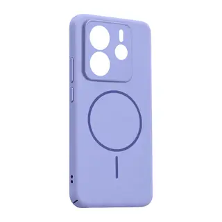 Redmi Note 14 4G Mika PC Magsafe Kapak - Açık Mor
