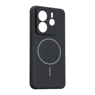 Redmi Note 14 4G Mika PC Magsafe Kapak - Siyah