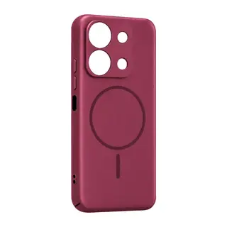 Redmi 15C 4G Mika PC Magsafe Kapak - Bordo