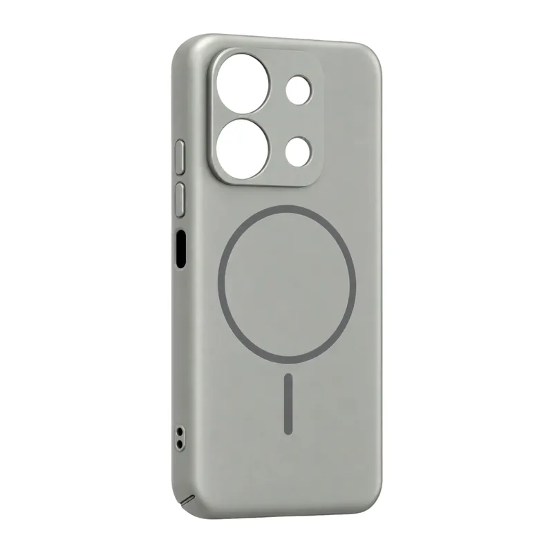 Redmi 15C 4G Mika PC Magsafe Kapak - Gri