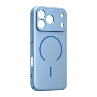iPhone 18 Pro Max Mika PC Magsafe Kapak - Açık Mavi