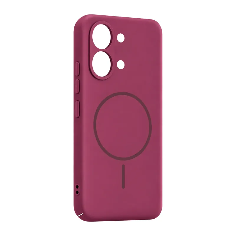 Poco X8 Pro Max Mika PC Magsafe Kapak - Bordo
