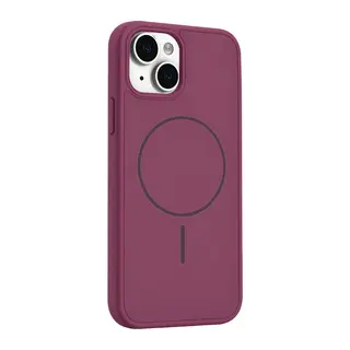 iPhone 14 Azus Magsafe Kapak - Bordo