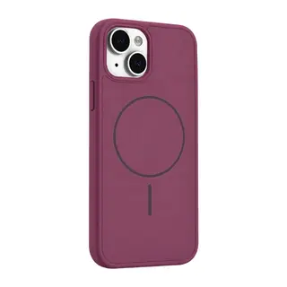 iPhone 15 Azus Magsafe Kapak - Bordo