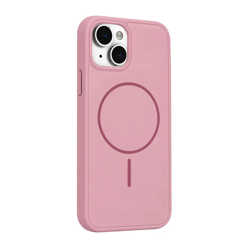 iPhone 15 Azus Magsafe Kapak - Pembe