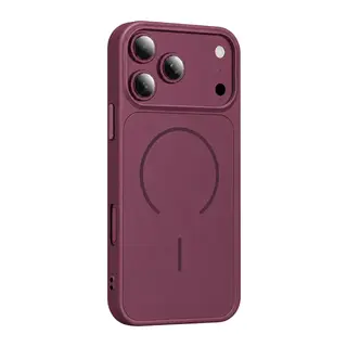 iPhone 18 Pro Azus Magsafe Kapak - Bordo
