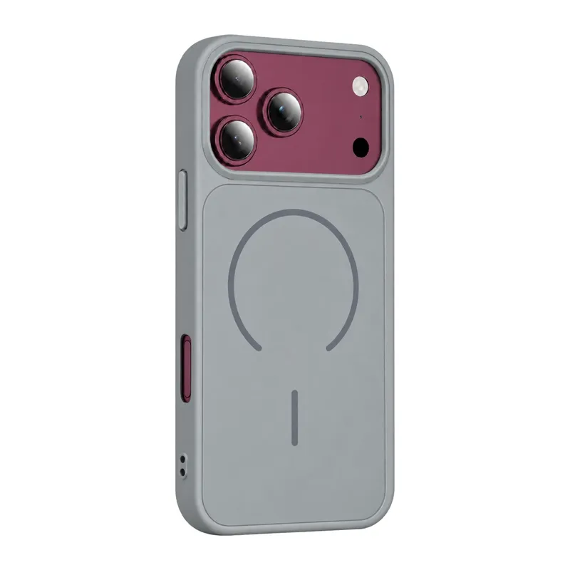iPhone 18 Pro Azus Magsafe Kapak - Gri