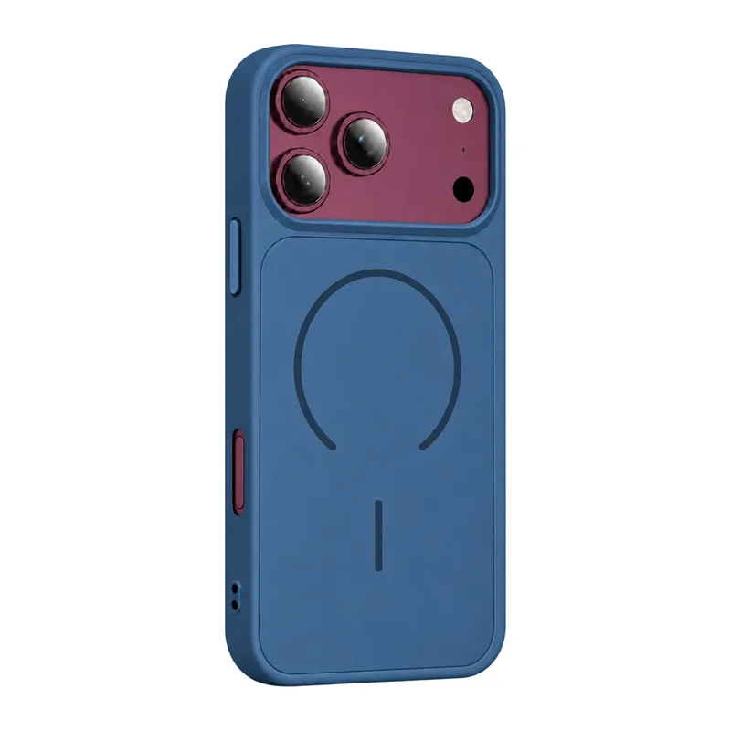 iPhone 18 Pro Azus Magsafe Kapak - Mavi