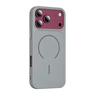 iPhone 18 Pro Max Azus Magsafe Kapak - Gri