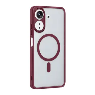 Redmi 13C Loji Magsafe Kapak - Bordo