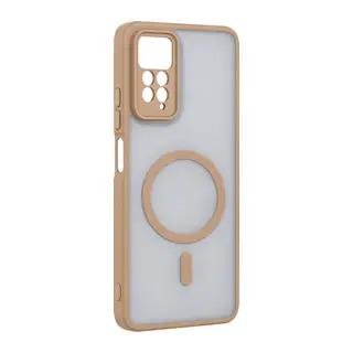 Redmi Note 11 Pro Loji Magsafe Kapak - Çöl Titanyum