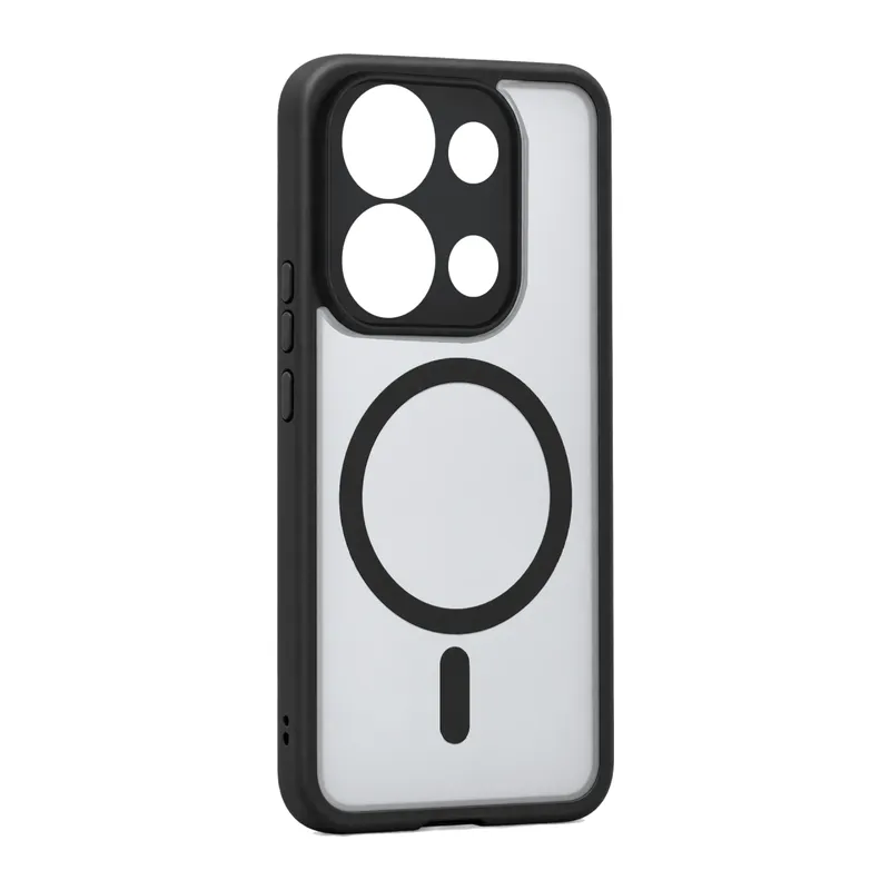 Redmi Note 13 4G Loji Magsafe Kapak - Siyah