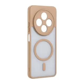 Redmi 14C Loji Magsafe Kapak - Çöl Titanyum