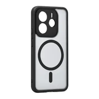 Redmi Note 14 4G Loji Magsafe Kapak - Siyah