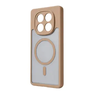 Redmi Note 15 Pro 4G Loji Magsafe Kapak - Çöl Titanyum