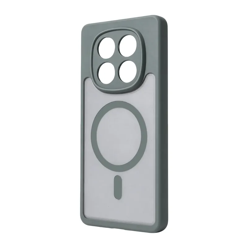 Redmi Note 15 Pro Plus 5G Loji Magsafe Kapak - Gri