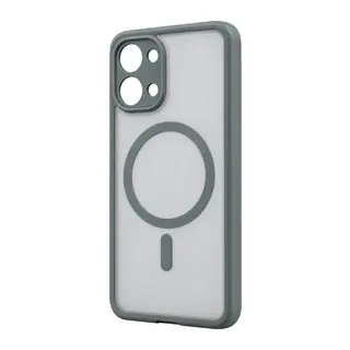 Redmi 15C 5G Loji Magsafe Kapak - Gri