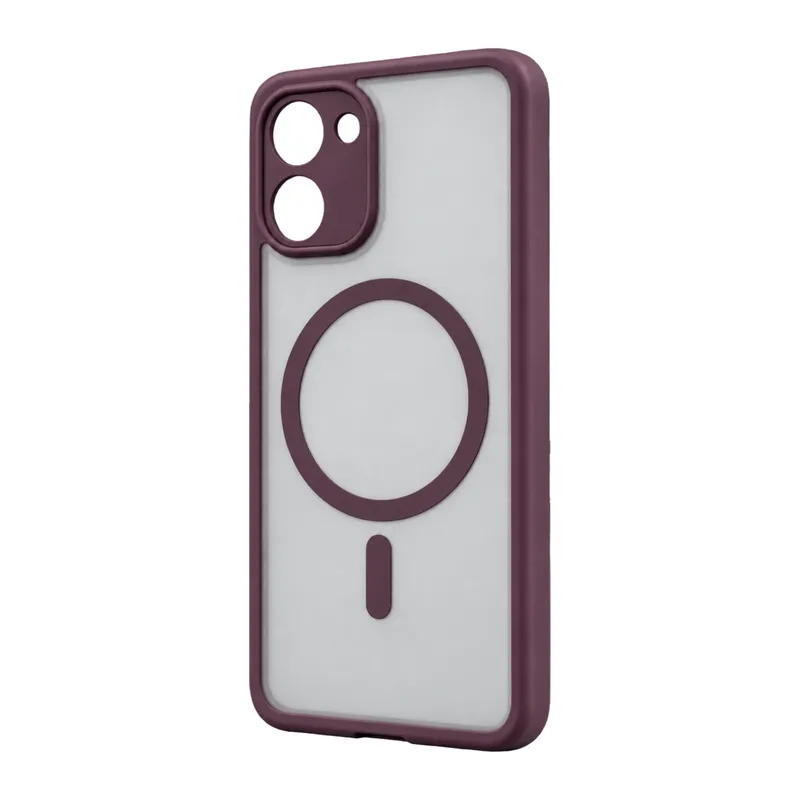Poco X8 Pro Loji Magsafe Kapak - Bordo