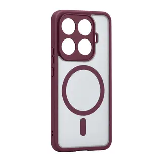 Mi 17T Loji Magsafe Kapak - Bordo