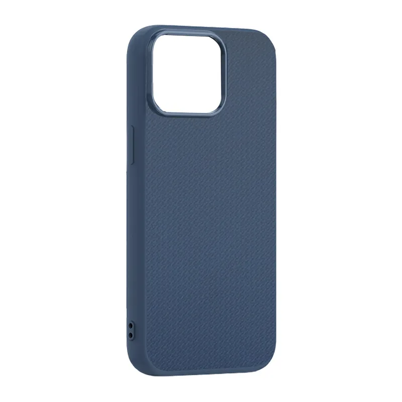 iPhone 14 Karel Silikon Kapak - Mavi