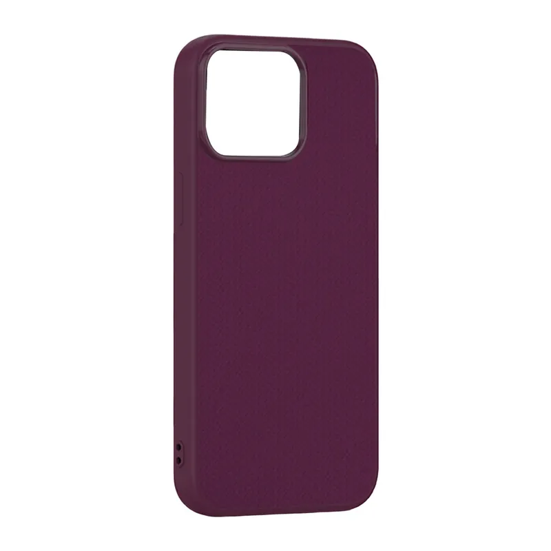 iPhone 15 Karel Silikon Kapak - Bordo