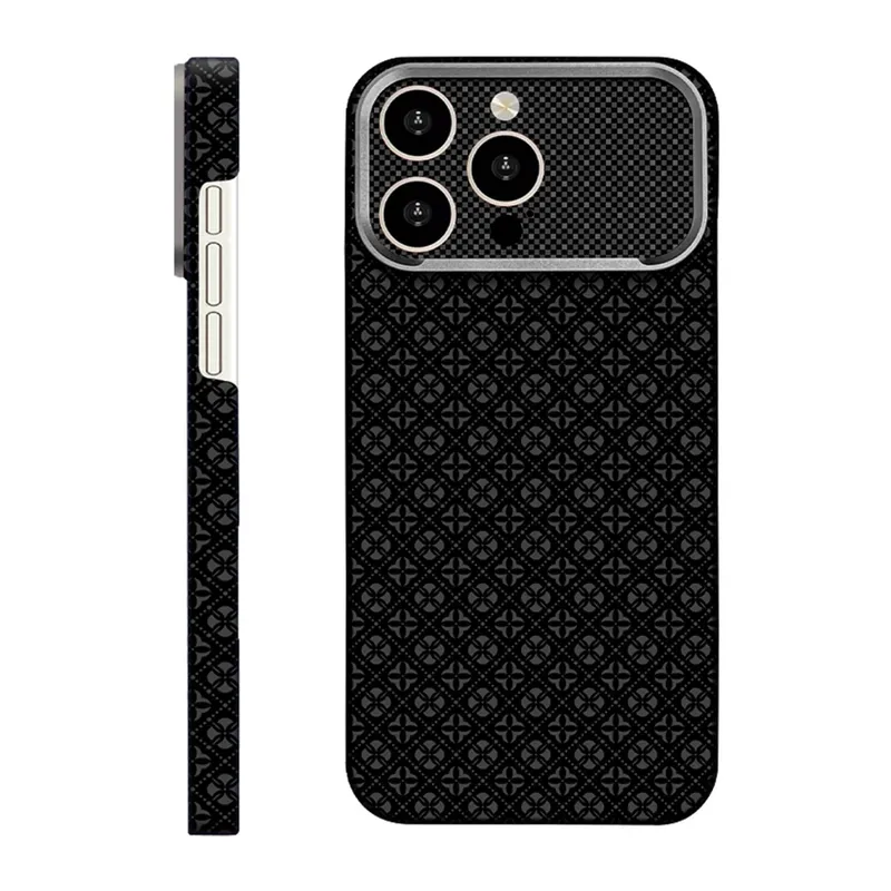 iPhone 14 Pro Deluxe Lensli Magsafe Kapak - Siyah