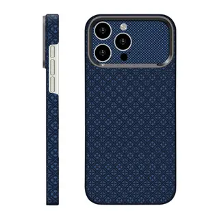 iPhone 14 Pro Deluxe Lensli Magsafe Kapak - Lacivert